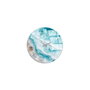 Wallity Reloj de pared decorativo de cristal Multicolor 40 cm